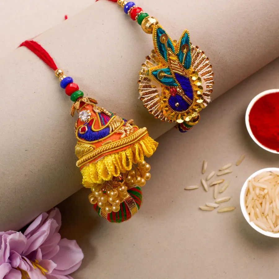 Premium Bhaiya Bhabhi Rakhi Set 1
