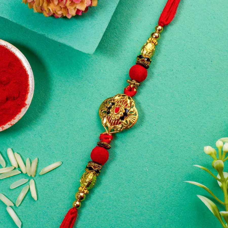 Festive Special :Beautiful Kundan Rakhi 1