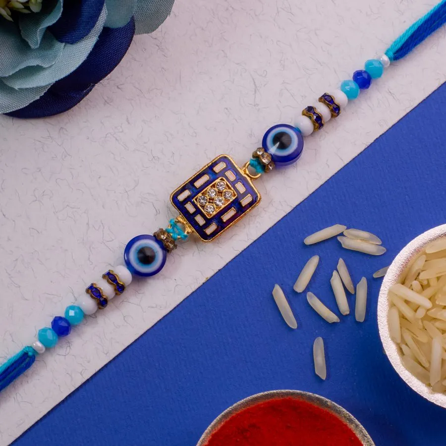 Stylish Evil Eye Rakhi Set 1