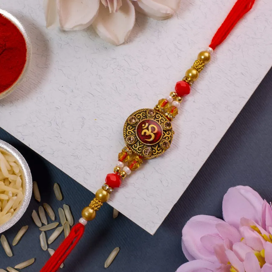 Divine Protection: OM Rakhi Gift 1