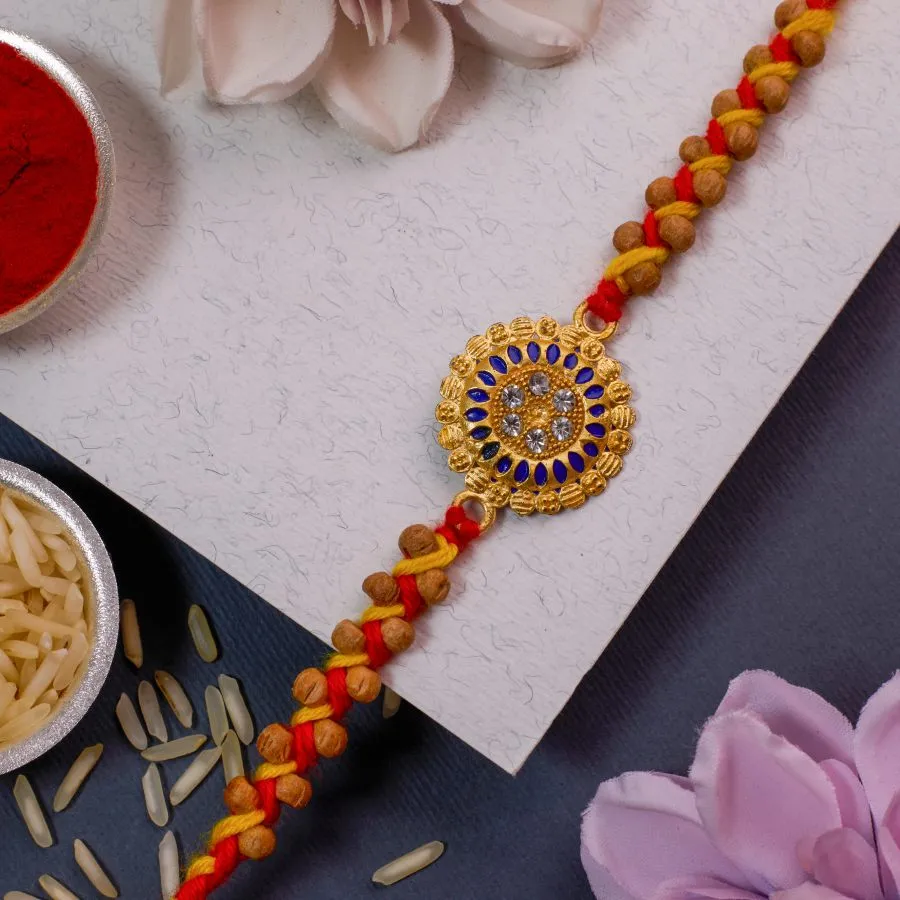 Regal Kundan Heritage Rakhi 1