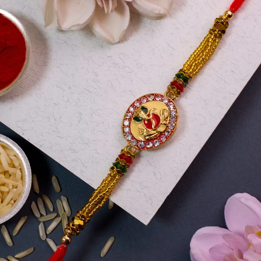 Sacred Ganesh Charm Rakhi 1