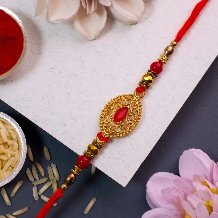 Festive Kundan Rakhi Delight 1