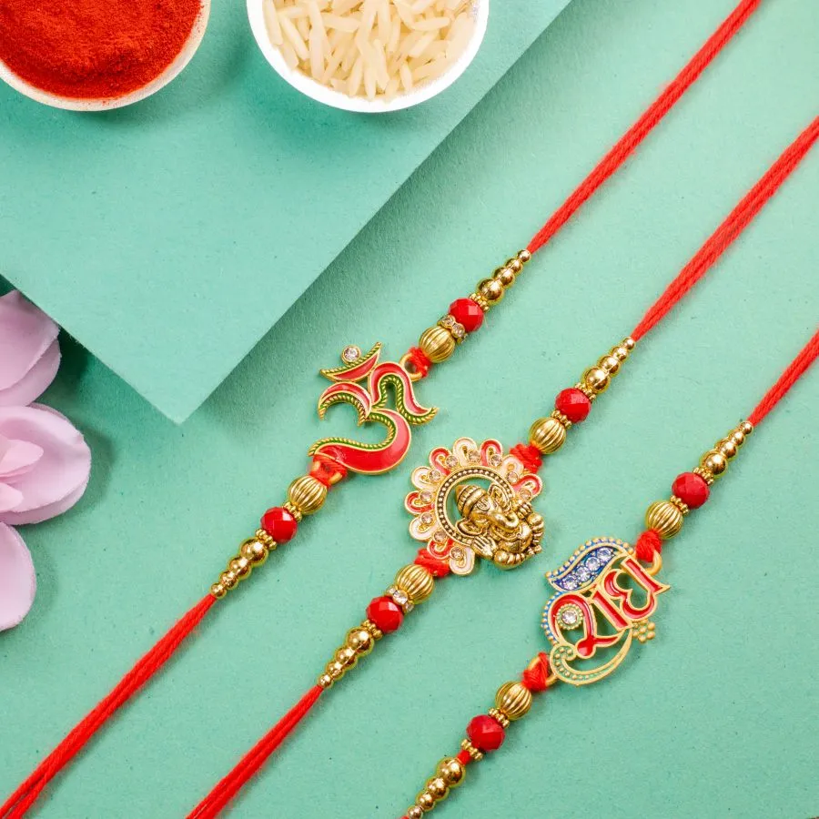Divine Blessings Rakhi Trio 1