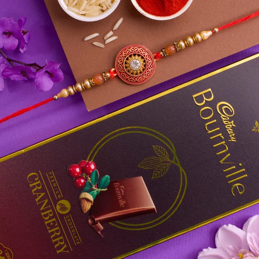 Kundan Delight Rakhi & Bournville Treat 1