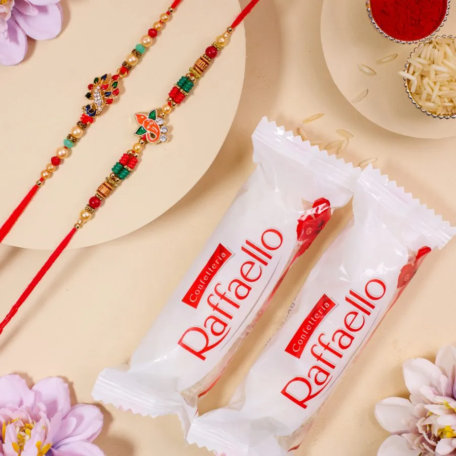 Festive Rakhis with Raffaello Treats 1