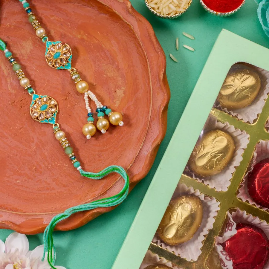 Bhaiya Bhabhi Rakhi with Chocolate Indulgence 1