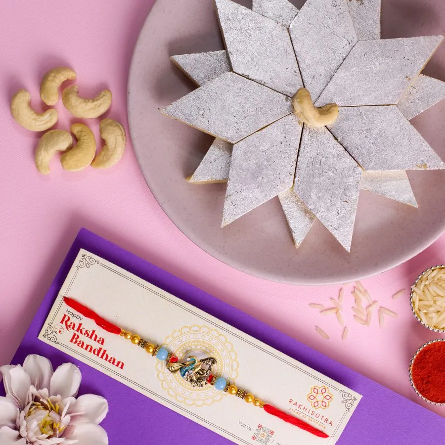 Kundan Rakhi & Kaju Katli Treat 1