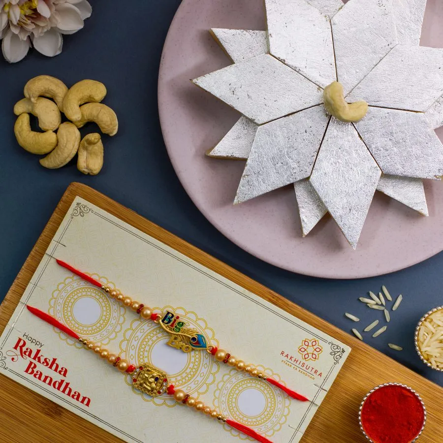 Auspicious Rakhi N Katli Treat Delight 1