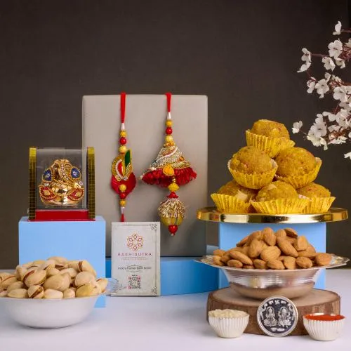 Zardosi Rakhi Hamper & Festive Treats 1