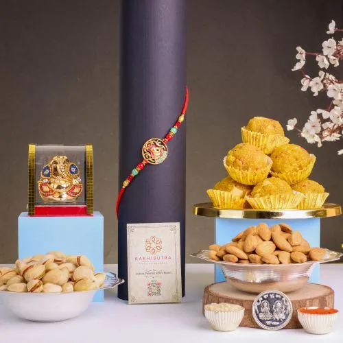 Ganesha Rakhi Hamper & Festive Luxuries 1