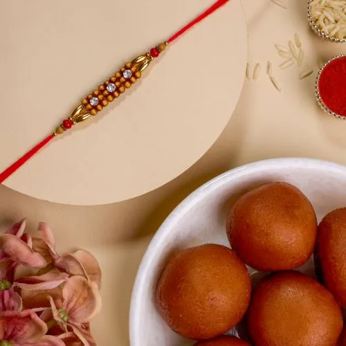 Premium AD Rakhi N Gulab Jamun Delight 1