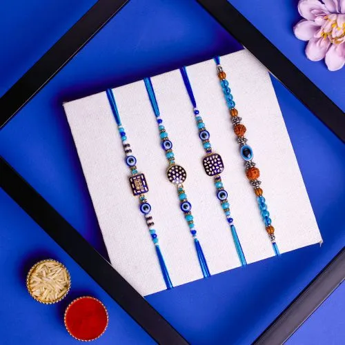 Evil Eye Charm Rakhi Set 1