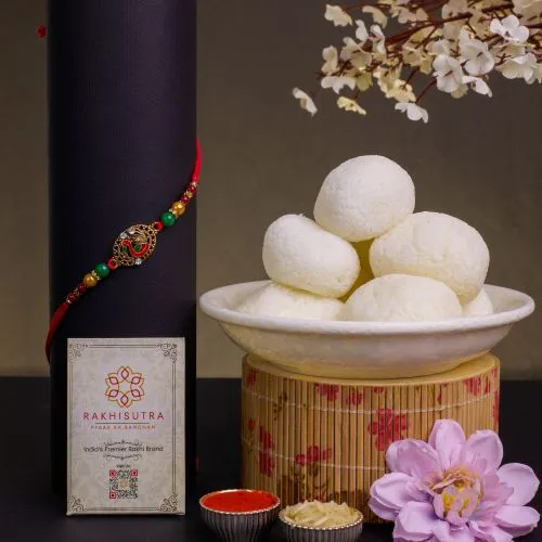 Kundan Rakhi & Sweet Rasgulla Surprise 1