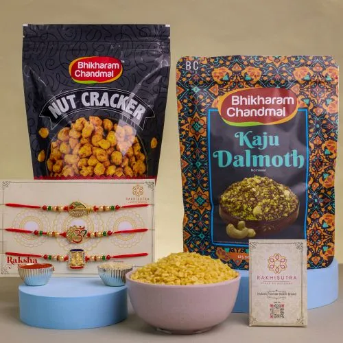 Nut Cracker and Rakhi Gift Combo 1