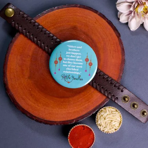 Sibling Love Badge Rakhi Gift 1