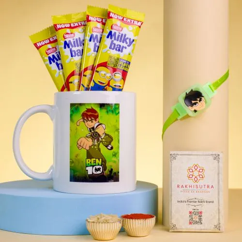 Exciting Ben 10 Rakhi Gift Set 1