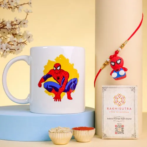 Superhero Rakhi with Mug Combo 1