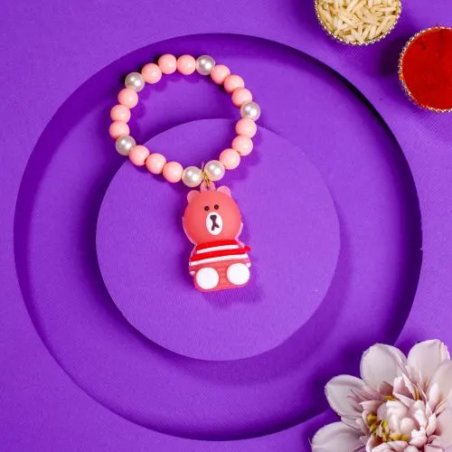Cute Teddy Bracelet Rakhi Gift 1