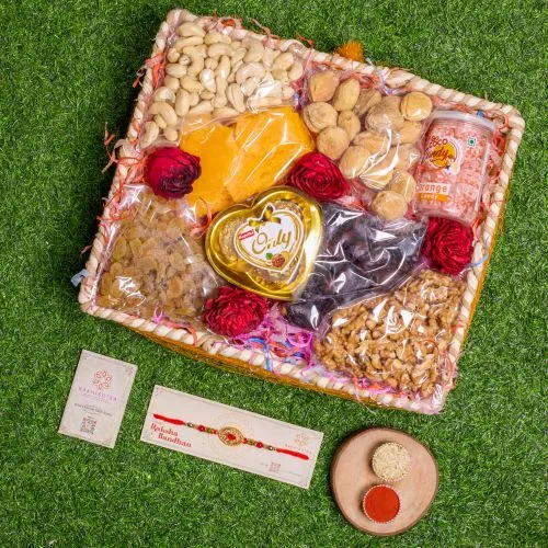Charming Nutty Rakhi Gift Delight 1